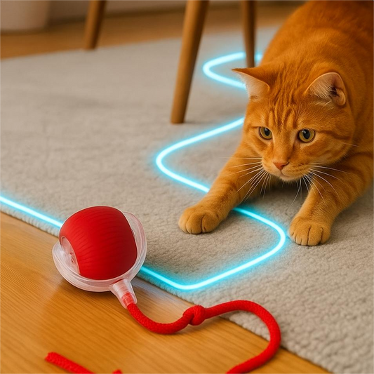 RUEDAVIVA™ – Pelota de aventura interactiva para tus gatos