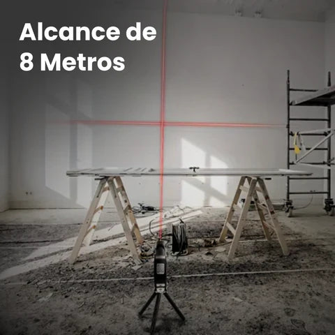 NIVEL LÁSER CON METRO INCLUIDO 4 EN 1