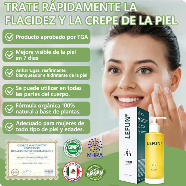 LEFUN® Aceite rejuvenecedor reafirmante de la piel
