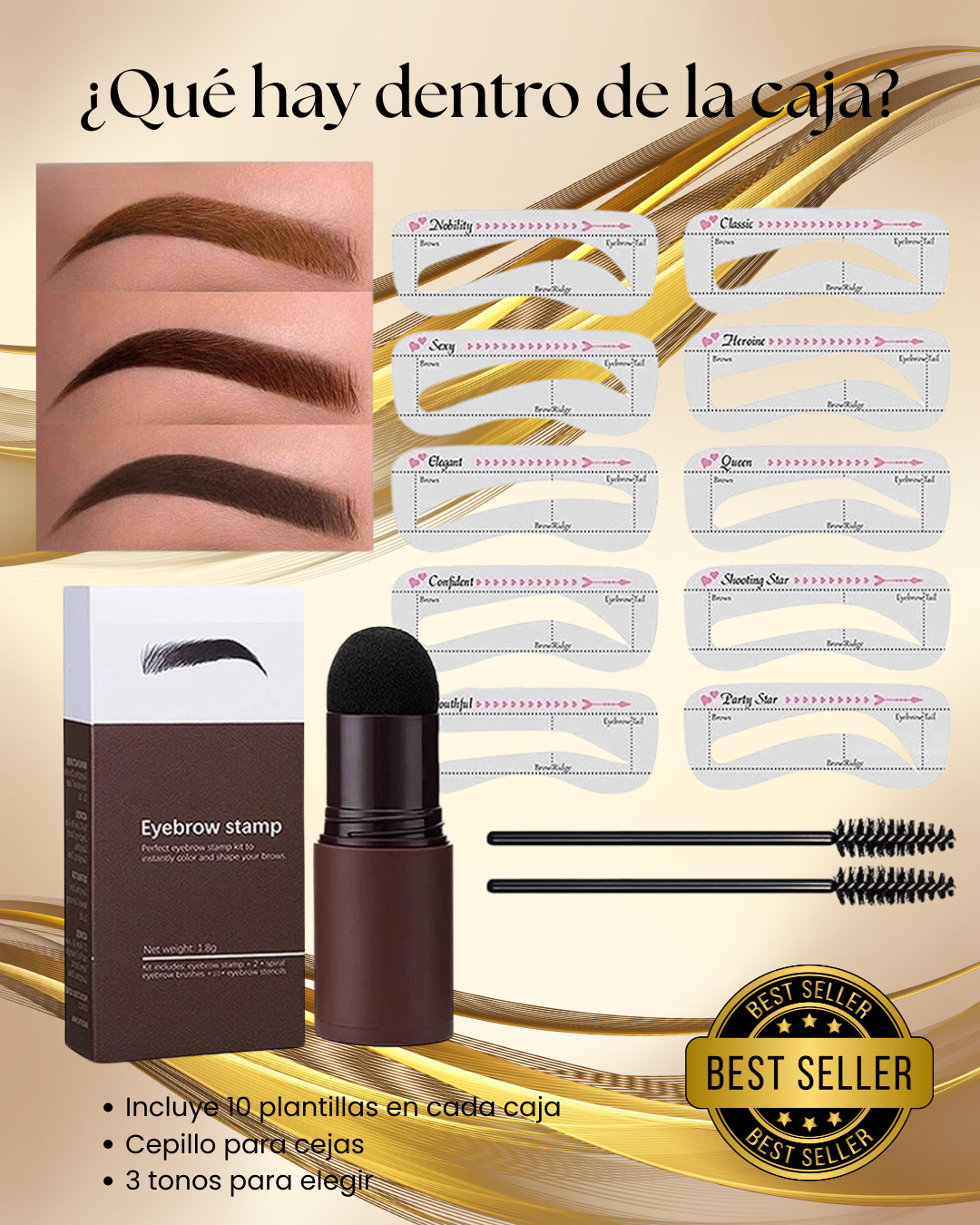 InstaBrow Kit de Sello para Cejas