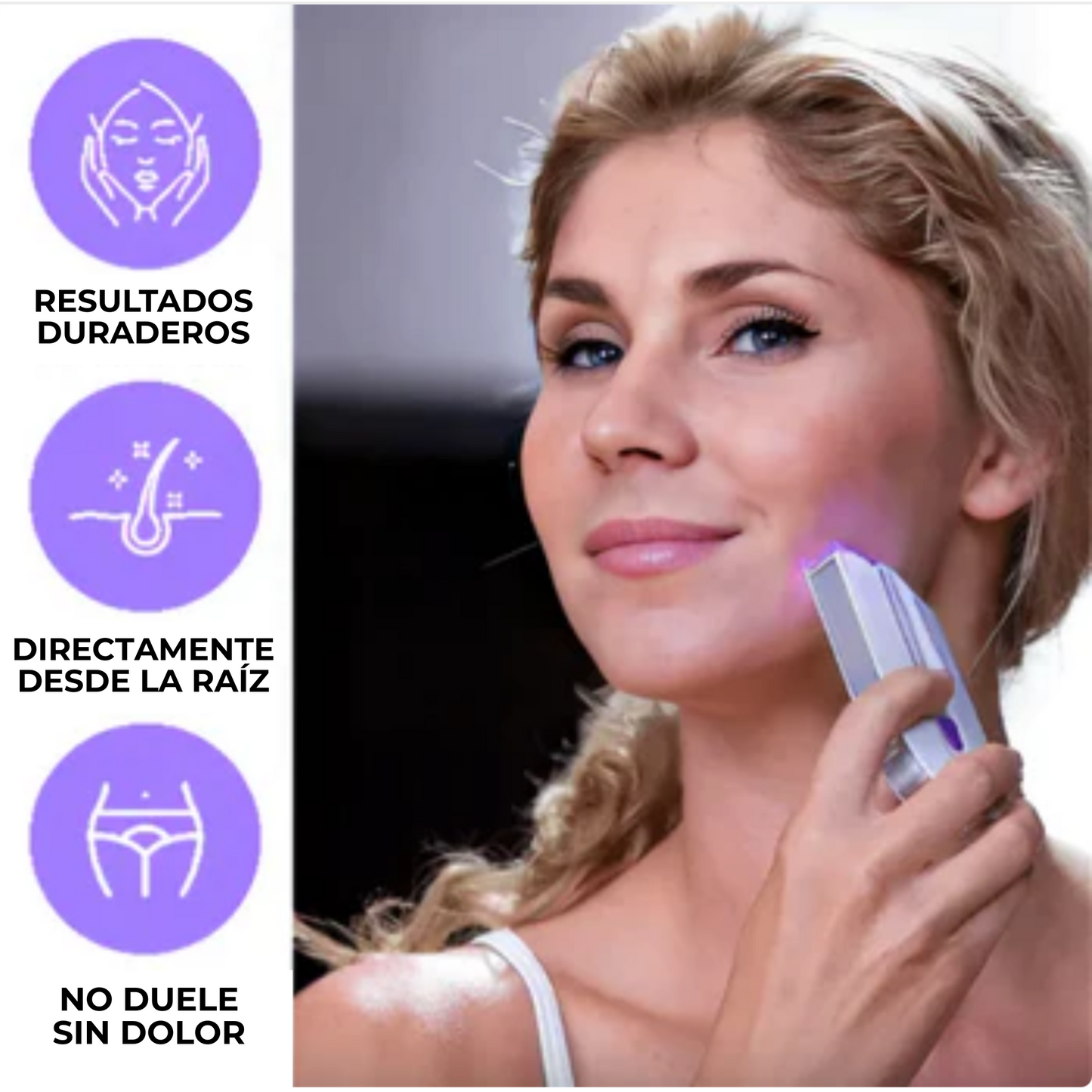 Glow™ Laser Hair Remover – ¡Adiós al vello sin dolor ni esfuerzo!