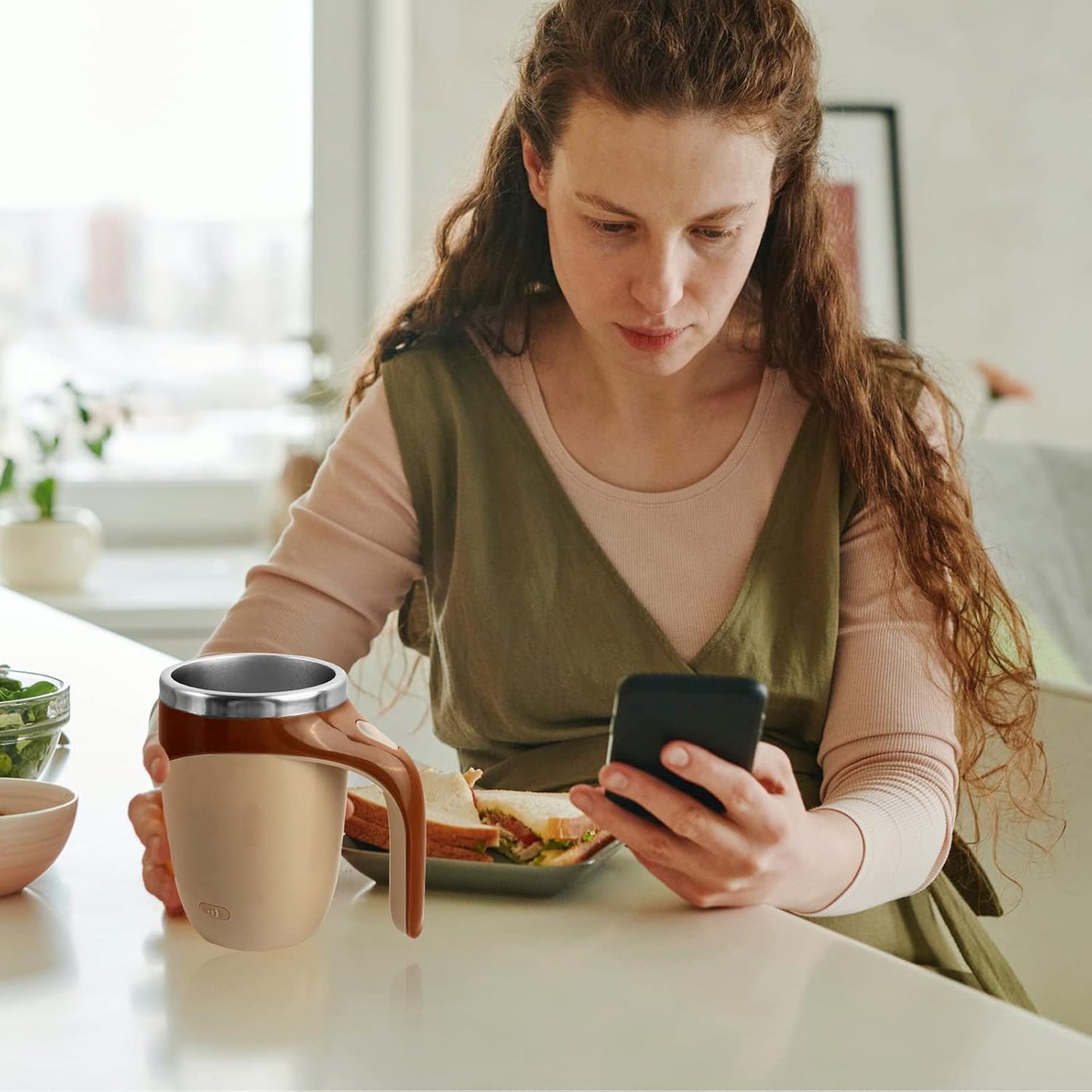 Taza Mezcladora Automática Tazzermo® – Café Perfecto en 1 Clic