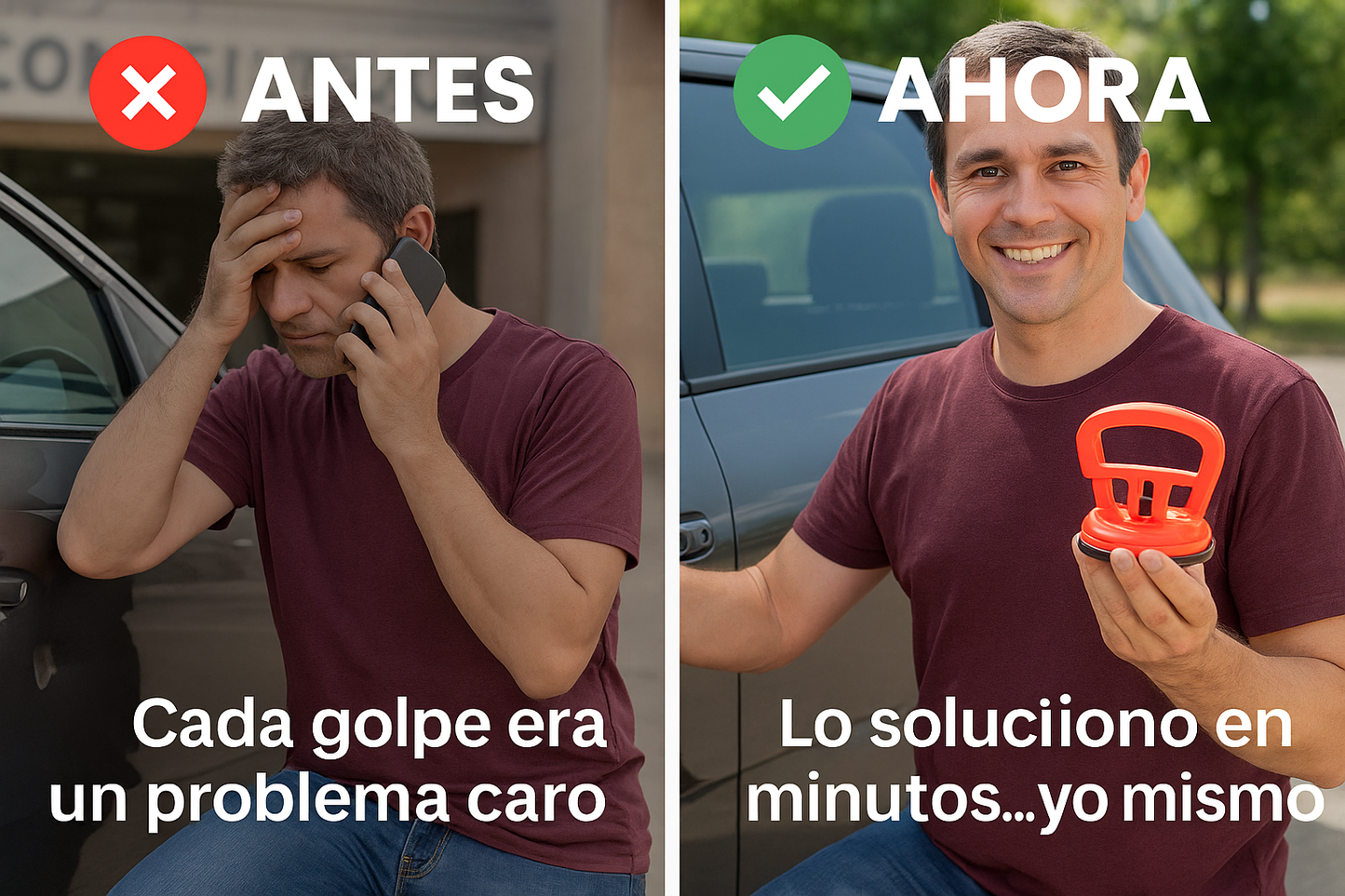 Despídete de las Abolladuras — Repara tu Auto en Minutos