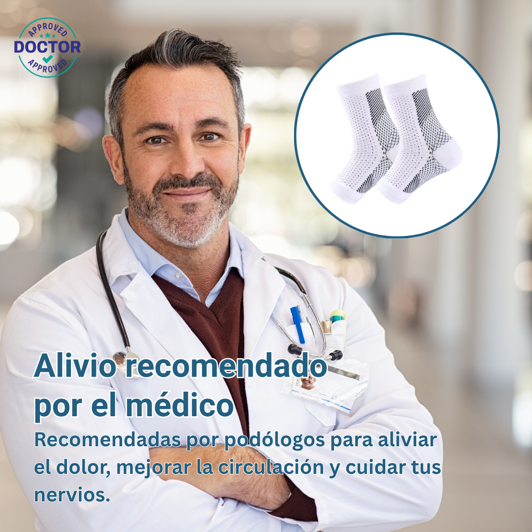 2x1 Hoy – Piedeluxe® Calcetines terapéuticos de lujo