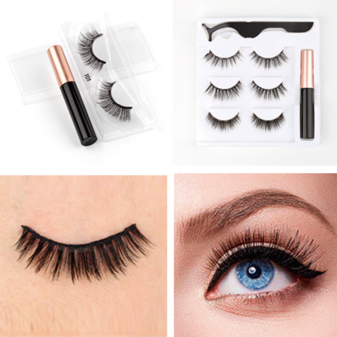 Pestañas Magnéticas reutilizables (Pack 3 pares)