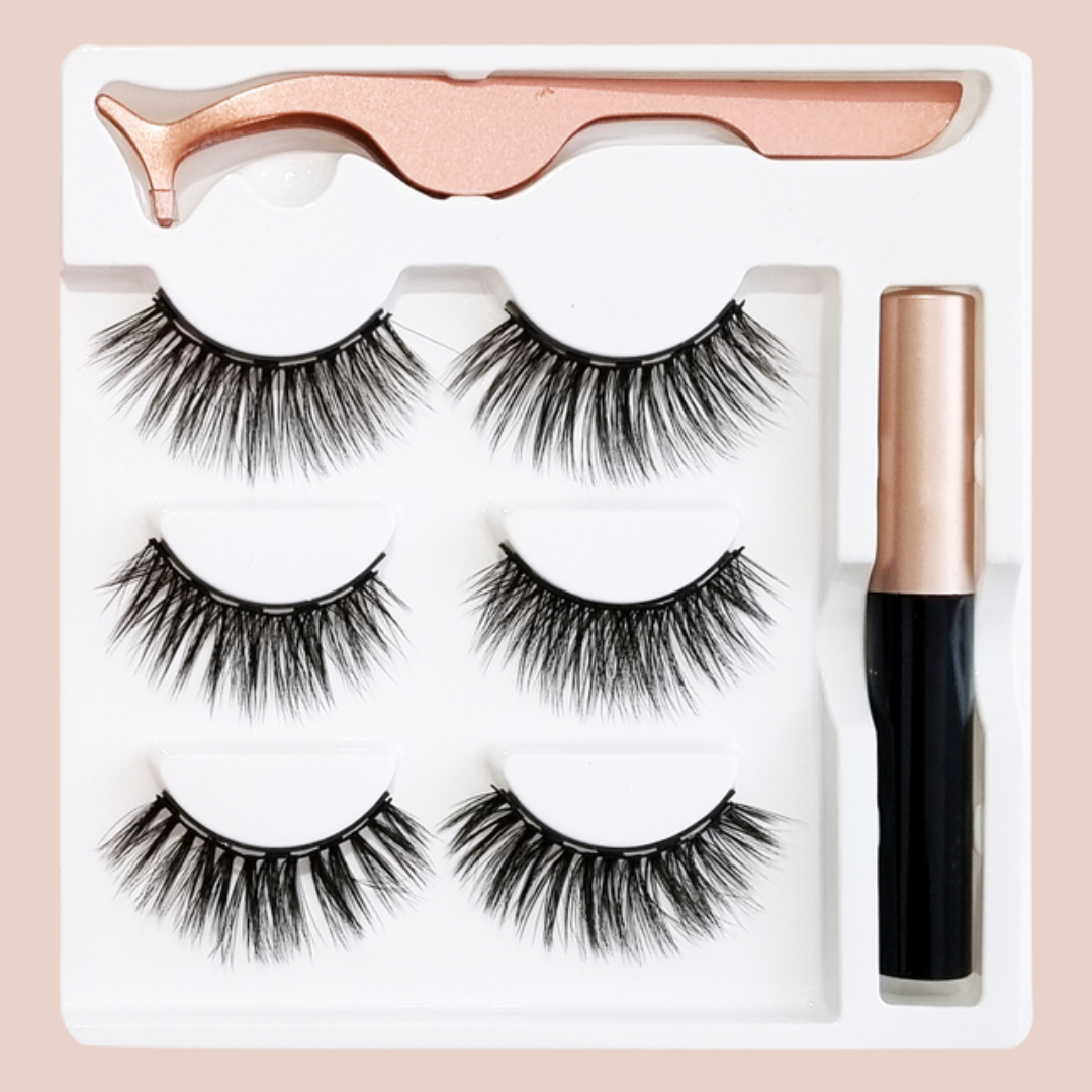 Pestañas Magnéticas reutilizables (Pack 3 pares)