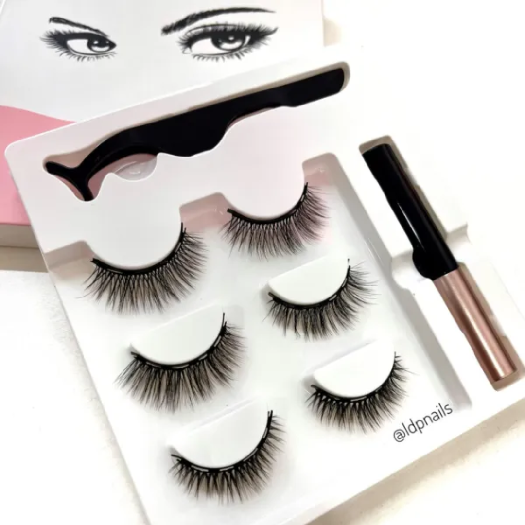 Pestañas Magnéticas reutilizables (Pack 3 pares)