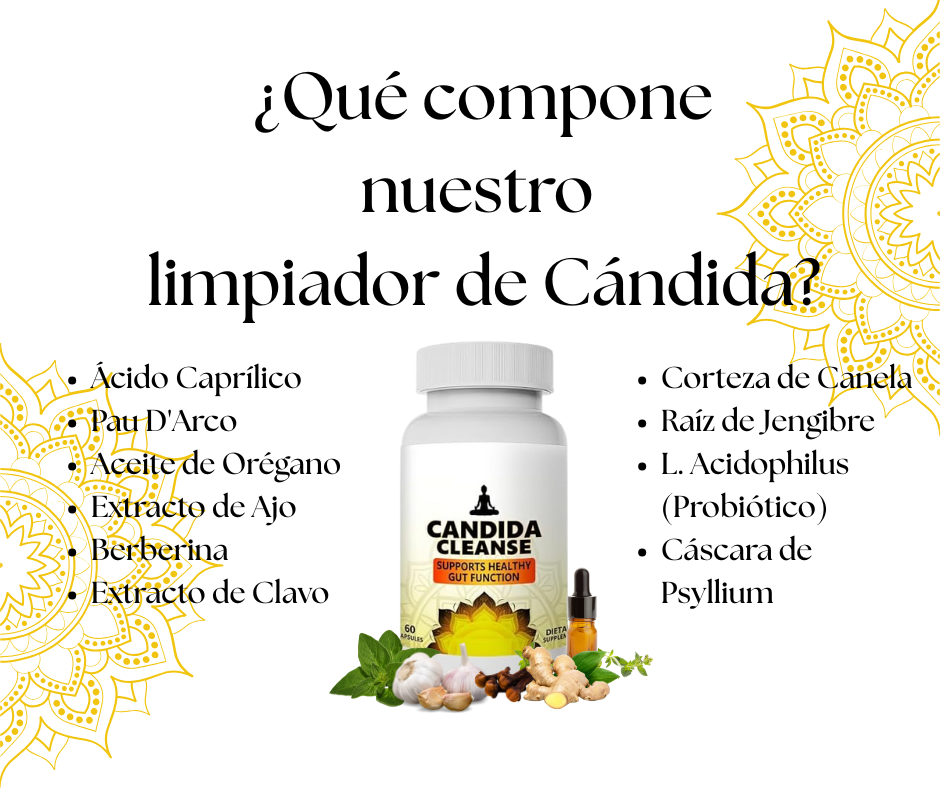 Candida Cleanse® – Controla los antojos, alivia la hinchazón abdominal y combate la fatiga