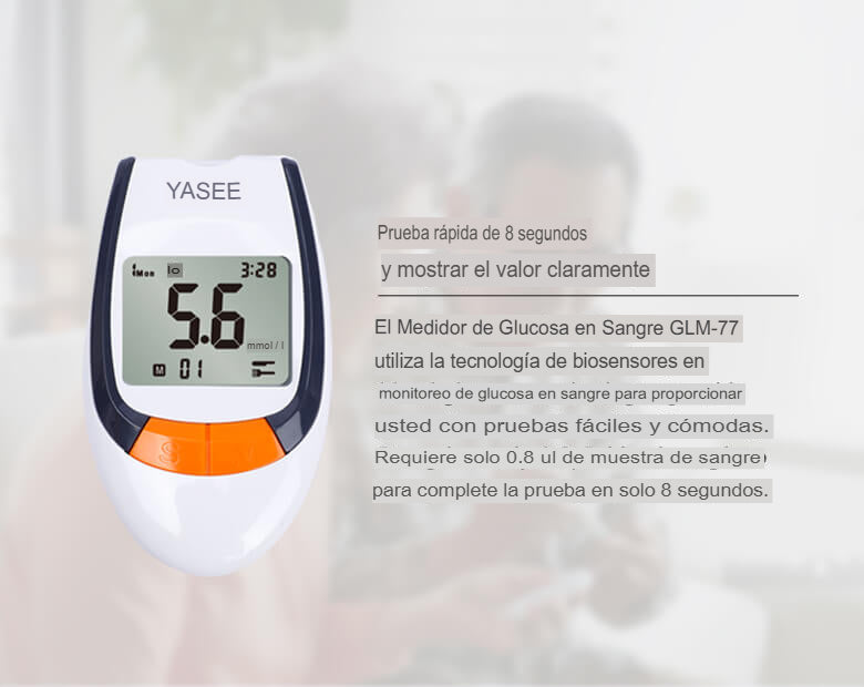 Medidor de glucosa en sangre