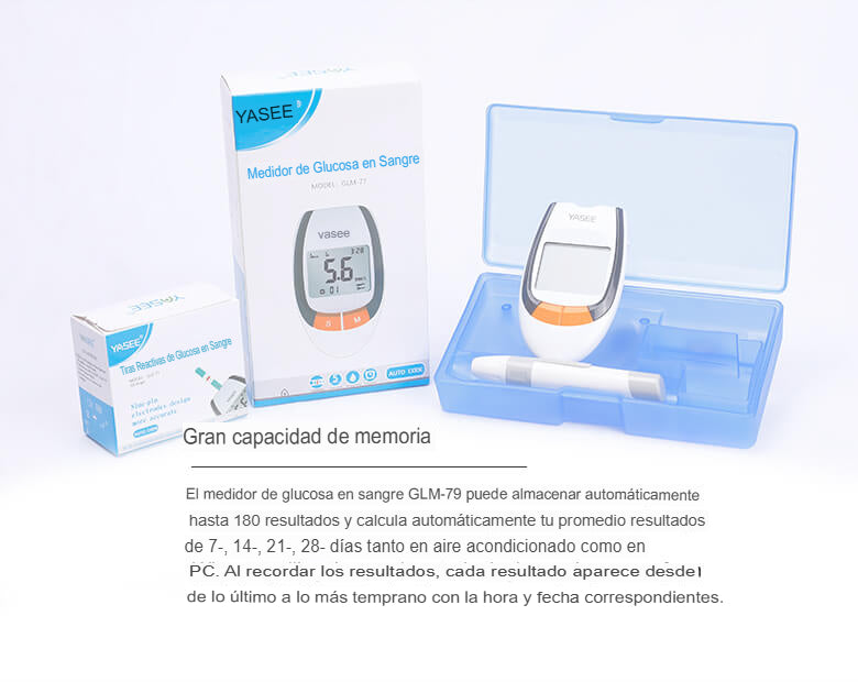 Medidor de glucosa en sangre