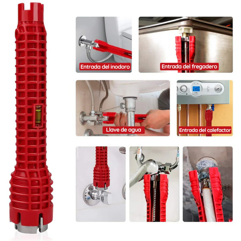 Llave multifuncional 8 en 1