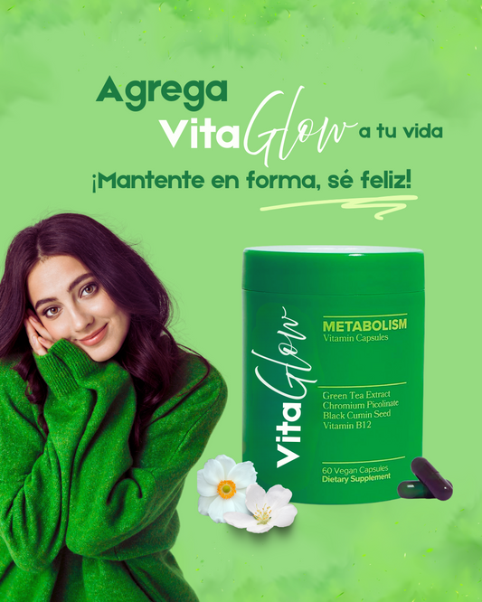 VitaGlow Soporte del Metabolismo y Vitaminas para Mujeres