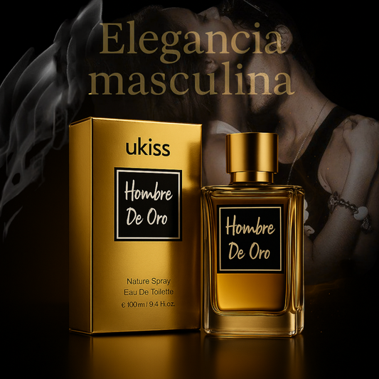 🔥 Hombre De Oro™ – Perfume Masculino con Feromonas para Atracción y Seducción Instantánea