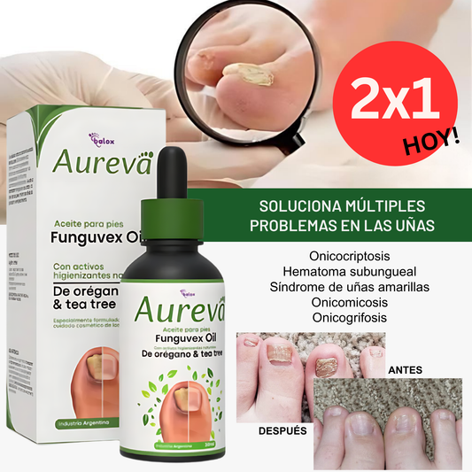 Aureva™ Fungivex Oil – Tratamiento para Hongos + ¡Promo 2x1 por Tiempo Limitado