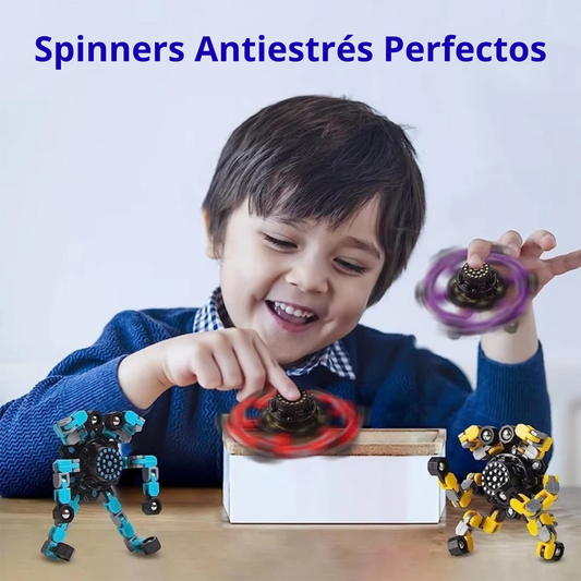 Spinners Transformables – Juguete Antiestrés y de Desarrollo Infantil