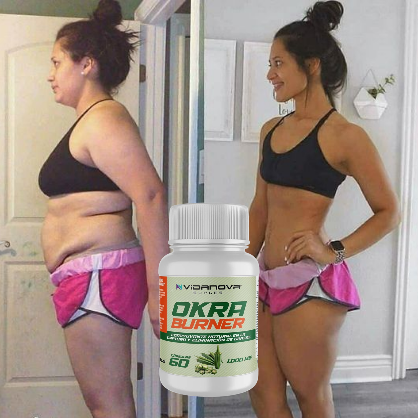 Quemador de Grasa Natural con Extracto de Okra – Control del Apetito y Digestión Saludable