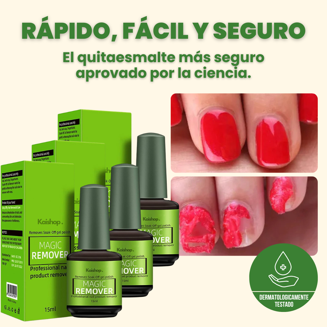 Removedor Mágico de Uñas | 1 + 2 GRATIS