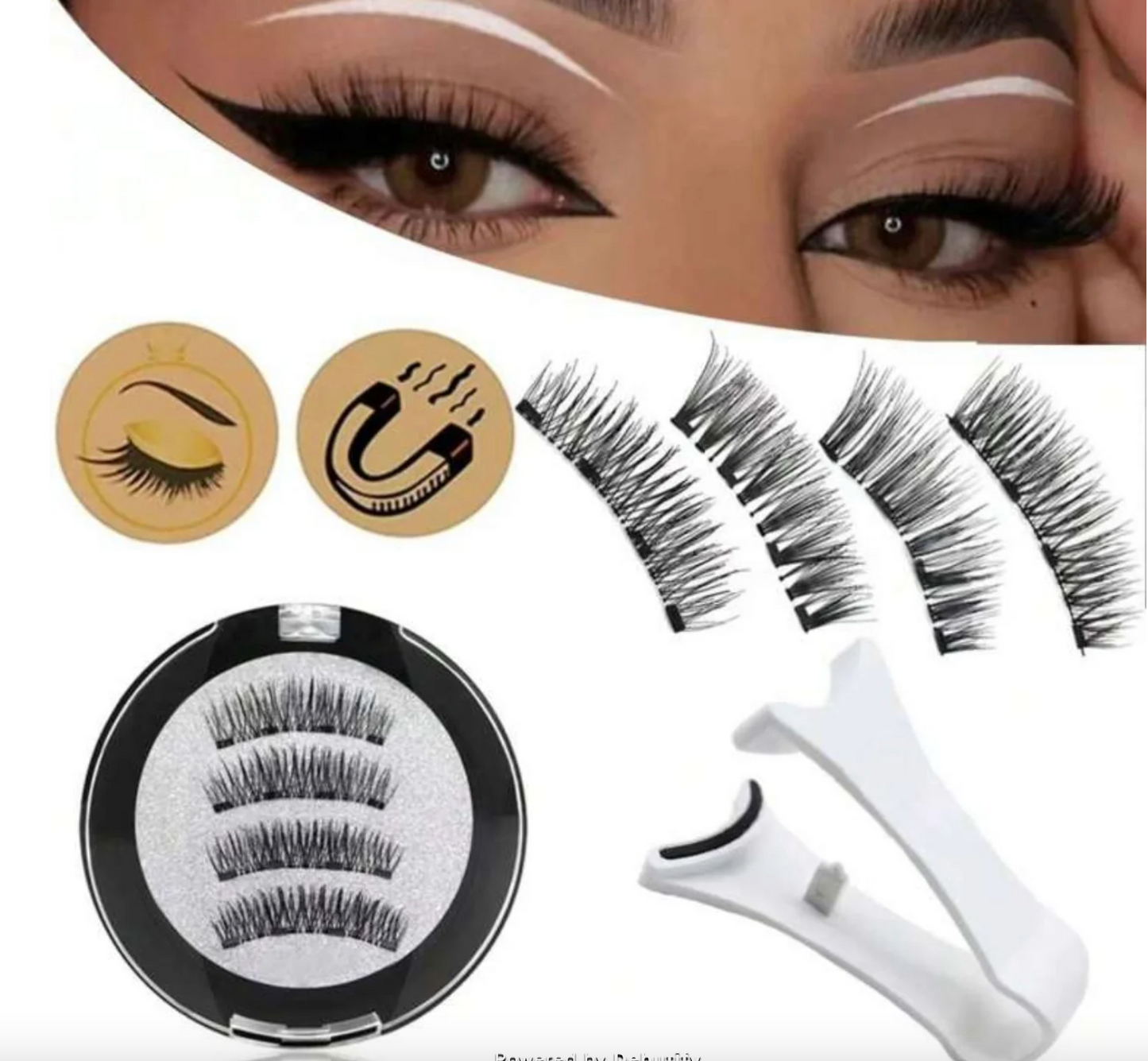 Pestañas Magnéticas reutilizables (Pack 3 pares)