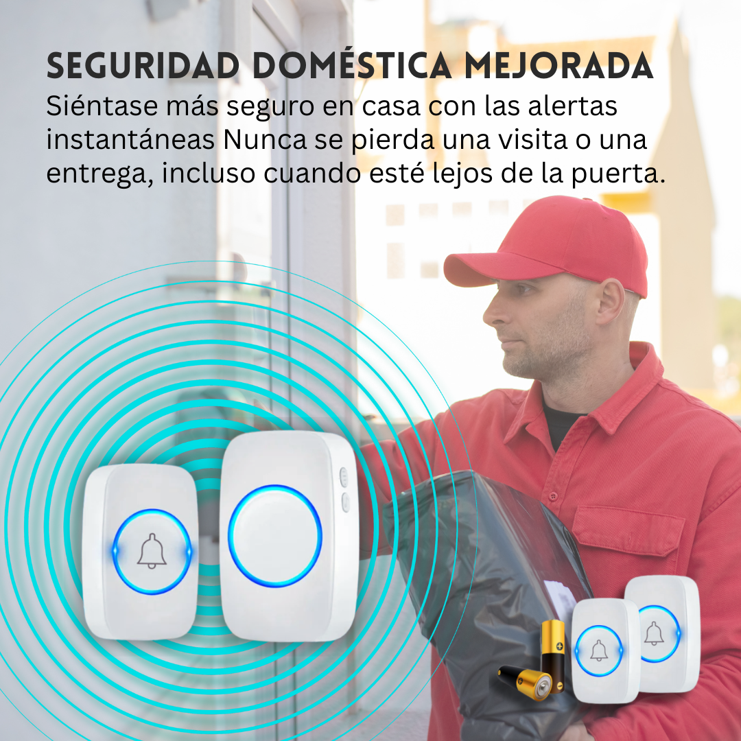 LuzCampana - Proteja a sus seres queridos con el timbre inalámbrico inteligente