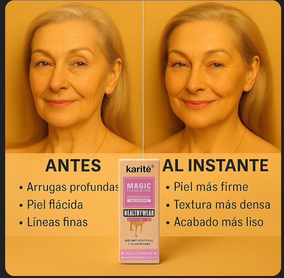 Karité Magic Foundation – Base Mágica que se Adapta a Tu Piel