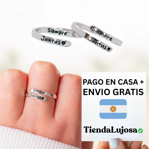 ANILLO “SIEMPRE JUNTAS” (2X1) + TARJETA DE REGALO
