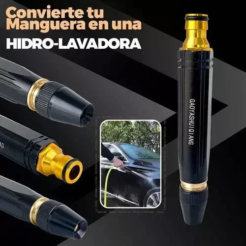 BOQUILLA DE ALTA PRESION + 3 CHORROS DE  PRESION PARA TU MANGUERA