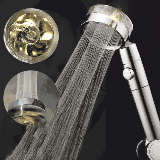 Ducha TURBOSHOWER™ con turbina y filtro