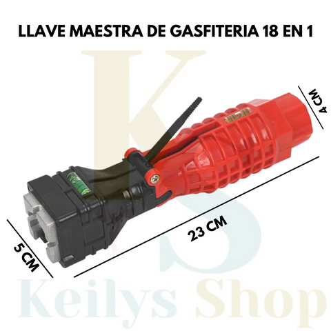 Llave multifuncional 8 en 1