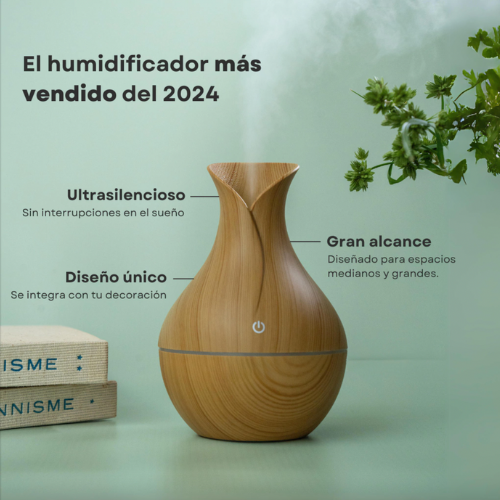 Humidificador Ultrasónico de Aromaterapia – Brisa Zen💆🏼♀️