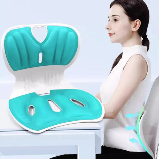 Soporte Ergonómico para Silla – Alivia Dolor Lumbar y Corrige la Postura