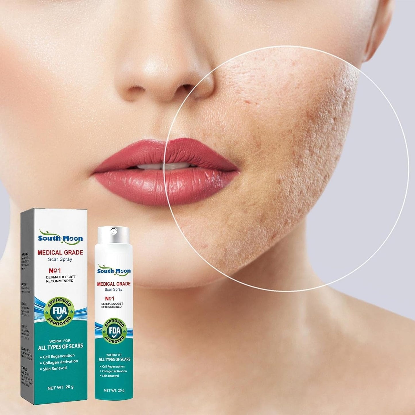 Spray Médico Regenerador de Cicatrices – Piel Lisa y Uniforme en Semanas