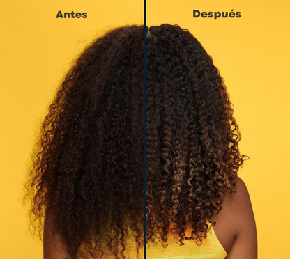 Coccola Curly Hair Mask con Keratina y Aceite de Coco – Antifrizz e Hidratación para Cabello Rizado y Seco