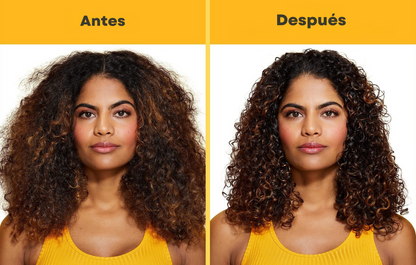 Coccola Curly Hair Mask con Keratina y Aceite de Coco – Antifrizz e Hidratación para Cabello Rizado y Seco