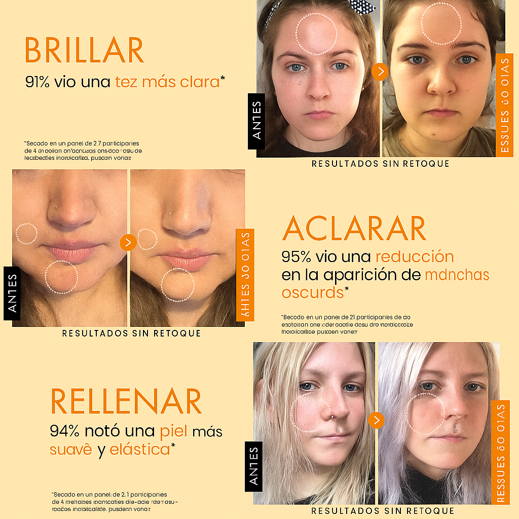 RadiantC Sérum Facial – ¡Llévate 2x1! Piel Más Joven + Envío Gratis + 49% DCTO