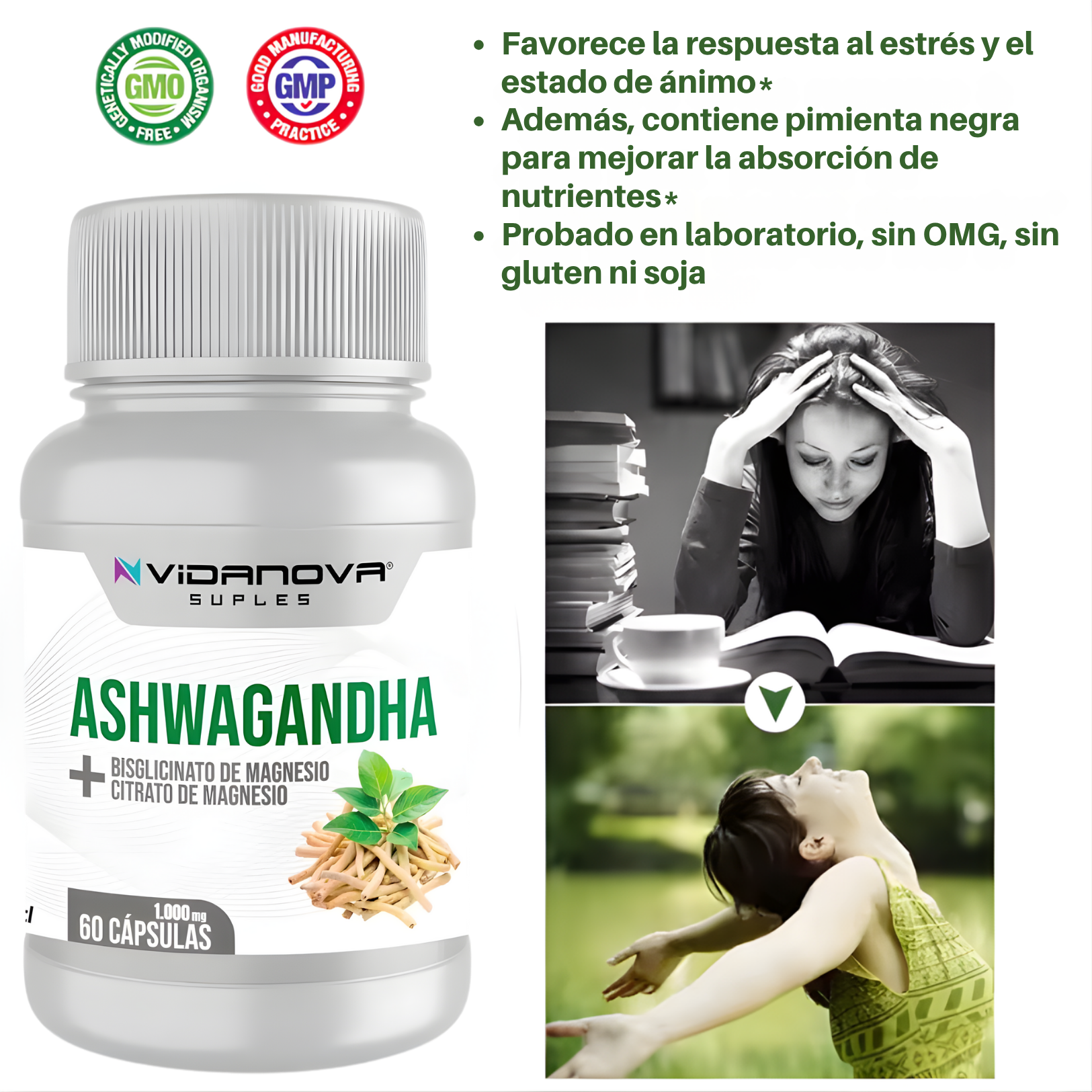 ZenVital™ — Mente en calma. Sueño profundo. Energía real.