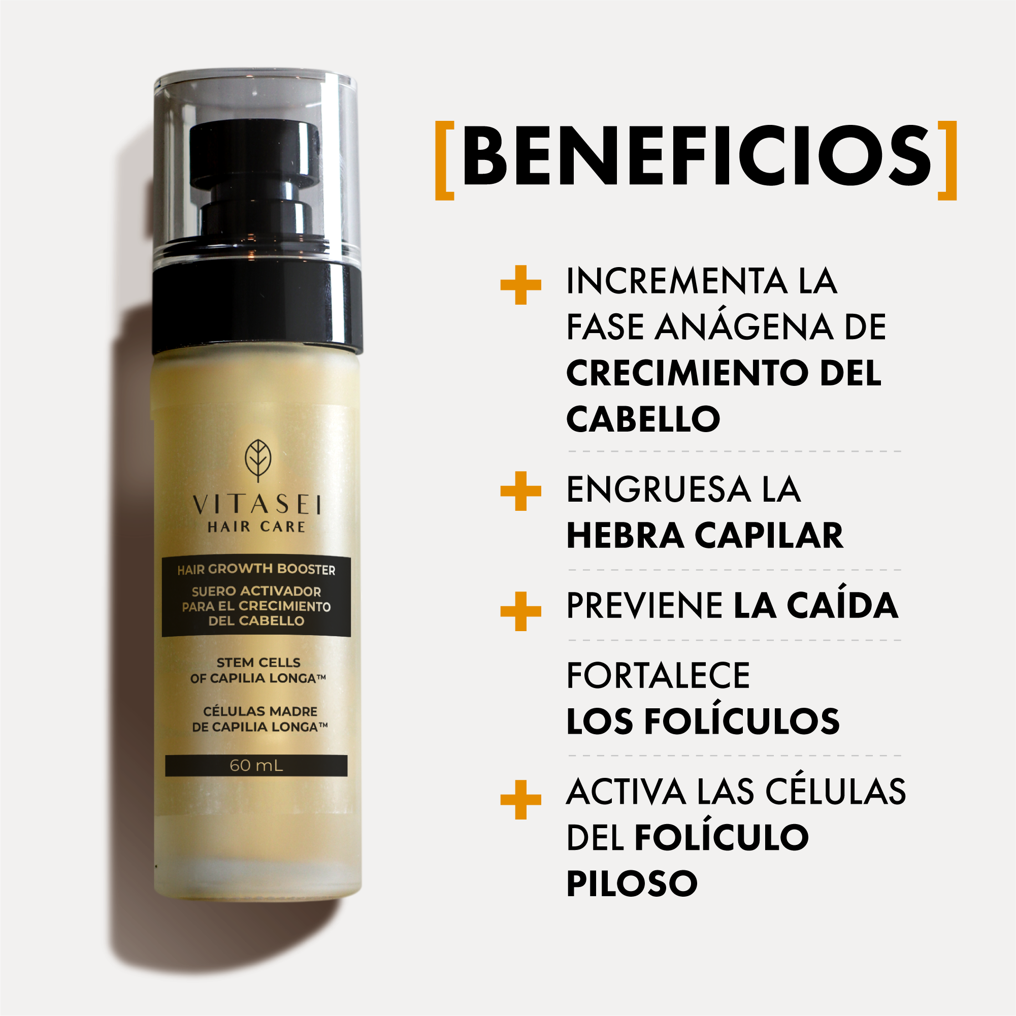 Activador Capilar para Crecimiento con Células Madre y Factores de Crecimiento