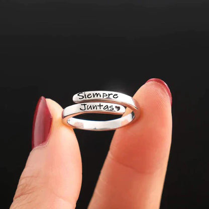 ANILLO “SIEMPRE JUNTAS” (2X1) + TARJETA DE REGALO