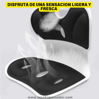Soporte Ergonómico para Silla – Alivia Dolor Lumbar y Corrige la Postura