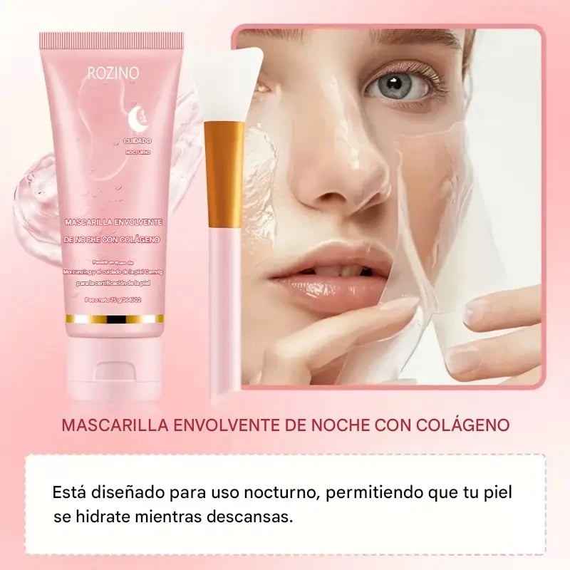 Mascarilla de Colágeno Nocturna | Renueva tu piel con el primer uso