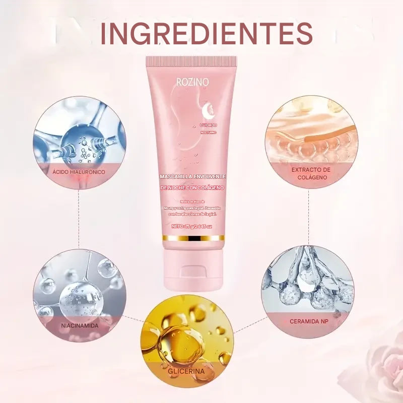 Mascarilla de Colágeno Nocturna | Renueva tu piel con el primer uso