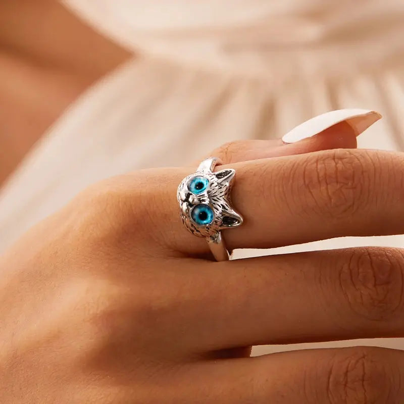 BigEyes - Anillo Ajustable en Plata (Oferta limitada 2X1)