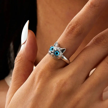 BigEyes - Anillo Ajustable en Plata (Oferta limitada 2X1)