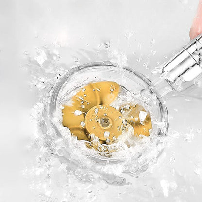 Ducha TURBOSHOWER™ con turbina y filtro