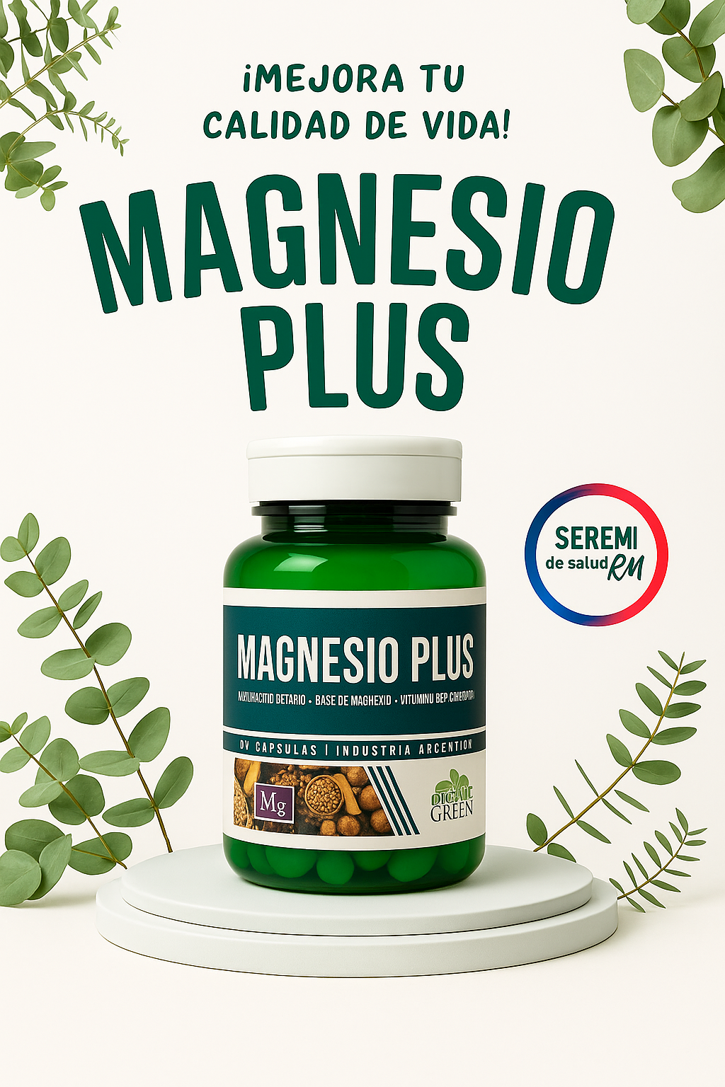 Magnesio Plus® – Relajación, Energía y Sueño Reparador en 30 Días