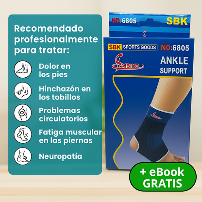 SBK® Tobillera de Compresión – Alivio Instantáneo de Dolor e Hinchazón