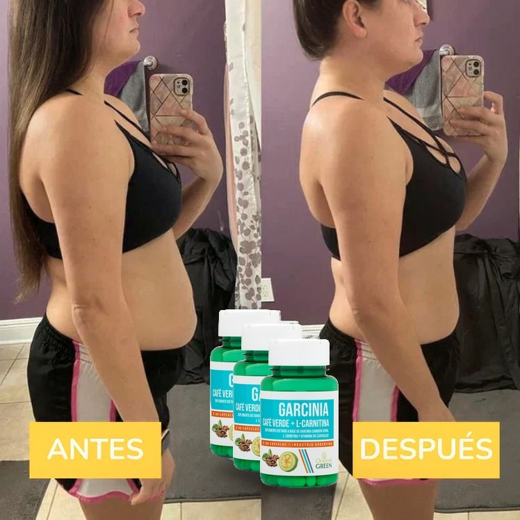 Garcinia Café Verde + L-Carnitina – Desintoxica, Reduce Hinchazón y Acelera la Quema de Grasa