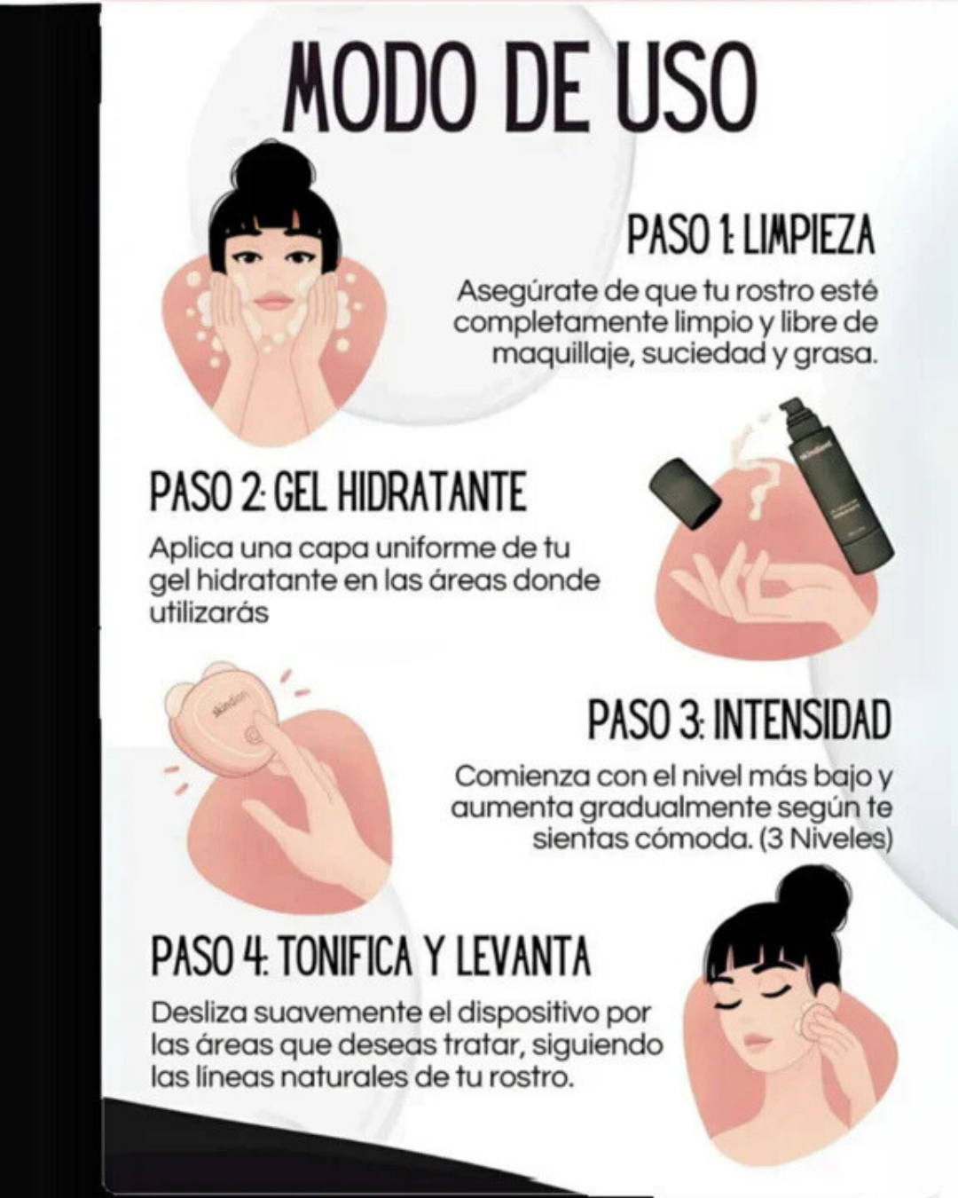 Masajeador Facial Hv Microcorriente