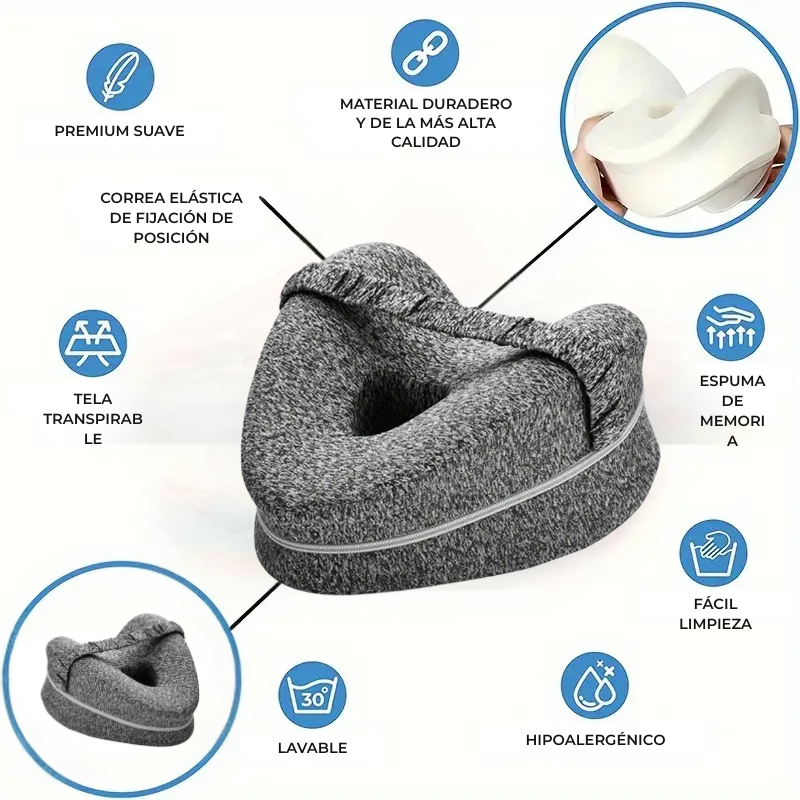 SleepKnee™ - Almohada Ortopédica para Rodillas | 53% de Descuento + Envío Gratis