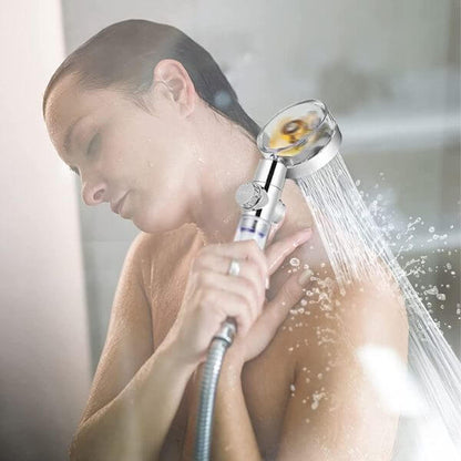 Ducha TURBOSHOWER™ con turbina y filtro