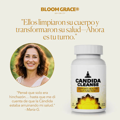 Candida Cleanse® – Controla Antojos, Desinflama Abdomen y Combate Cansancio